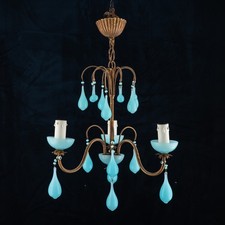 Antique opaline blue d'occasion  Croissy-sur-Seine