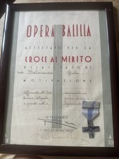 Attestato per croce usato  Milano