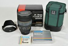 Sigma EX para Nikon AF Asperical 24-70mm DG DF quase em perfeito estado com caixa - Tiffen não usado? comprar usado  Enviando para Brazil