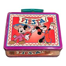 Fiambrera Fiesta Mickey Minnie Mouse Disney Vintage Coleccionable 1999 segunda mano  Embacar hacia Argentina