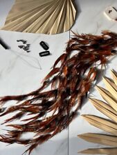 Extensões de cabelo de penas, clipes de penas de cabelo longos, acessórios de cabelo, lábios de cabelo comprar usado  Enviando para Brazil