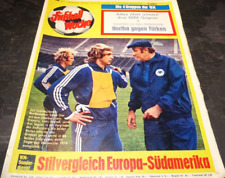 Fußball woche 1974 gebraucht kaufen  Künzing