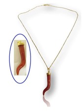 Ciondolo corno corallo usato Ciondolo corno corallo usato  Torre del Greco