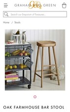Bar stools oak for sale  BRISTOL