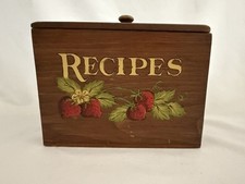 Vintage wooden recipe for sale  Rockwall