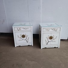 Pair chinoiserie bedside for sale  DALKEITH