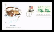 US COVER SCHOOL BUS TRANSPORT SERIES FDC COMBO FLEETWOOD comprar usado  Enviando para Brazil