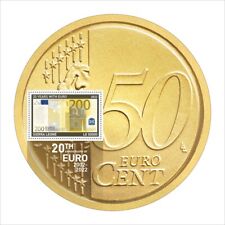 Estampillas de Sierra Leona 2022 montadas sin montar o nunca montadas 20 años desde la adición de billetes de monedas de euro segunda mano  Embacar hacia Mexico