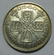 ZALDI2010 - UK, 1 Fiorino Del 1928, Argento comprar usado  Enviando para Brazil
