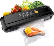 Máquina seladora a vácuo KOIOS 86Kpa automática alimentos, cortador modos seco e úmido.   81 comprar usado  Enviando para Brazil