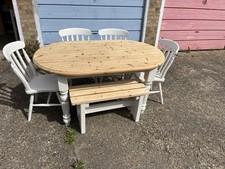Farmhouse table chairs for sale  CANTERBURY