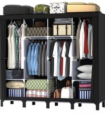 Canvas wardrobe portable for sale  LONDON