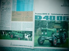 Prospectus tracteurs deutz d'occasion  Hazebrouck
