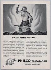 1952 Philco Vintage Aviação Ad Microondas Equipamento de Retransmissão de Rádio Bigorna Vulcana comprar usado  Enviando para Brazil