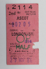 Railway ticket ascot for sale  REDCAR