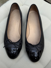 Chanel black leather for sale  LONDON