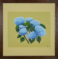 Tableau huile hortensias d'occasion  Neauphle-le-Château