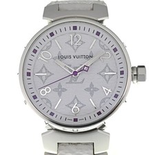 Relógio feminino Louis Vuitton Tambour QA116 monograma mostrador branco quartzo Q#138339 comprar usado  Enviando para Brazil