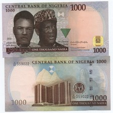 Nigeria billet 1000 d'occasion  Amiens-