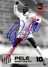 PELE, SANTOS FC 1956. ROOKIE. COLECTION CARD. NO PANINI/NO TOPPS comprar usado  Enviando para Brazil