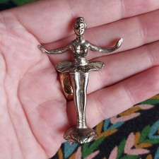 Silver metal ballerina for sale  TRURO