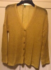 Cardigan giallo misto usato  Alvito