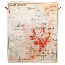 Carte scolaire vintage d'occasion  Cerisy-la-Salle