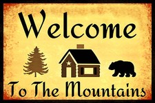 Welcome mountains metal for sale  Prescott Valley