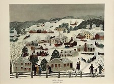 Grandma moses winter for sale  West Chester