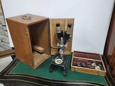 Microscope box antique d'occasion  Expédié en Belgium