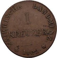 Bayern kreuzer 1806 gebraucht kaufen  München
