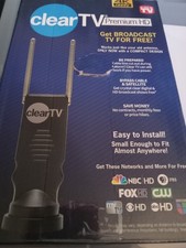 Antena de TV transparente premium HDTV digital canal livre antena interna pronta para 4k, usado comprar usado  Enviando para Brazil