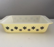Pyrex black snowflake for sale  SWINDON