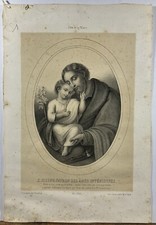 Estampa San José Patrón De Las Almas Interiores CH LETAILLE Edición Pontificia comprar usado  Enviando para Brazil