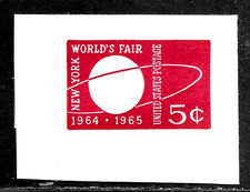 HICK GIRL-BEAUTIFUL MINT U.S. CUT SQUARE SC#U546 1964 N.Y. FAIR A5133 comprar usado  Enviando para Brazil