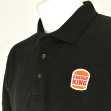 Usado, Camisa polo uniforme funcionário BURGER KING preta tamanho G grande NOVA comprar usado  Enviando para Brazil