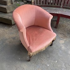 Antique pink velvet for sale  LIVERPOOL
