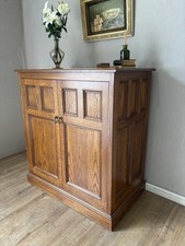 Oak media cabinet for sale  THIRSK