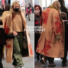 Używany, ZARA SS22 ATELIER ROSEGARDEN PŁASZCZ LIMITOWANA EDYCJA CZERWONY BRĄZ WEŁNA MEDIUM M NOWY na sprzedaż  PL