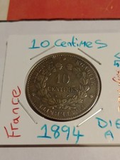 1894 centimes die for sale  SOUTHAMPTON