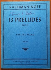 Rachmaninoff preludes opus usato  Cosenza