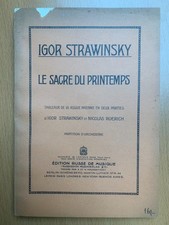 Igor stravinsky sacre d'occasion Igor stravinsky sacre d'occasion  Bouxières-aux-Dames
