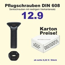 Pflugschrauben din 608 gebraucht kaufen  Bad Schwartau