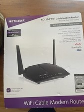 NOVO NETGEAR AC1200 Modem Roteador WiFi Banda Dupla 802.11 AC Sem Cabo Ethernet, usado comprar usado NOVO NETGEAR AC1200 Modem Roteador WiFi Banda Dupla 802.11 AC Sem Cabo Ethernet, usado comprar usado  Enviando para Brazil