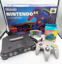 Console Nintendo 64 preto controle na caixa pacote GB e Pokemon Stadium NTSC-J comprar usado  Enviando para Brazil