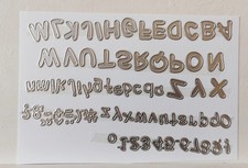 Alphabet dies uppercase for sale  DONCASTER