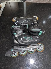 Patins femininos Rollerblade Bladerunner Advantage Pro XT em linha tamanho 7 preto azul comprar usado  Enviando para Brazil