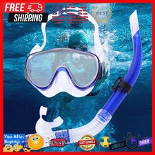 Juego de Máscara de Buceo y Snorkel Sin Fugas Set de Snorkel Seco Antiniebla para Buceo segunda mano  Embacar hacia Mexico