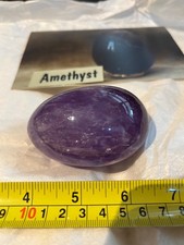 Amethyst gemstone egg for sale  WAKEFIELD