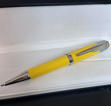 Bolígrafo tinta negra serie metal alta calidad color amarillo 0,7 mm sin caja segunda mano  Embacar hacia Mexico